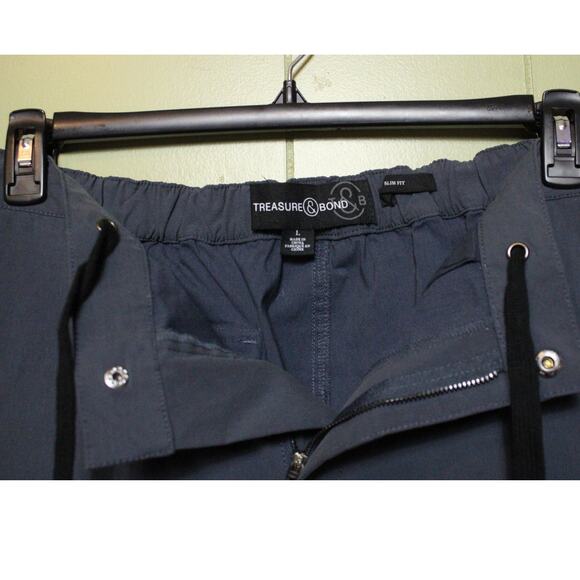 Treasure and Bond Men's Gray Slim Fit Shorts ~ size Large, RETAIL $59.50 - Picture 3 of 4